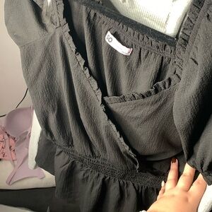 SO BLACK BLOUSE MEDIUM